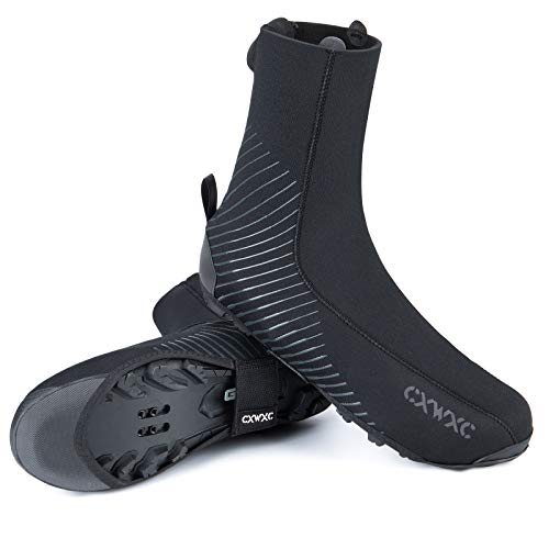 CXWXC Cycling Shoe Covers Cold Weather for Men Women - Waterproof Shoe Covers Winter Outdoor Sports - Rain Cycling Overshoes, Road/Mountain Bike Booties - Image 1