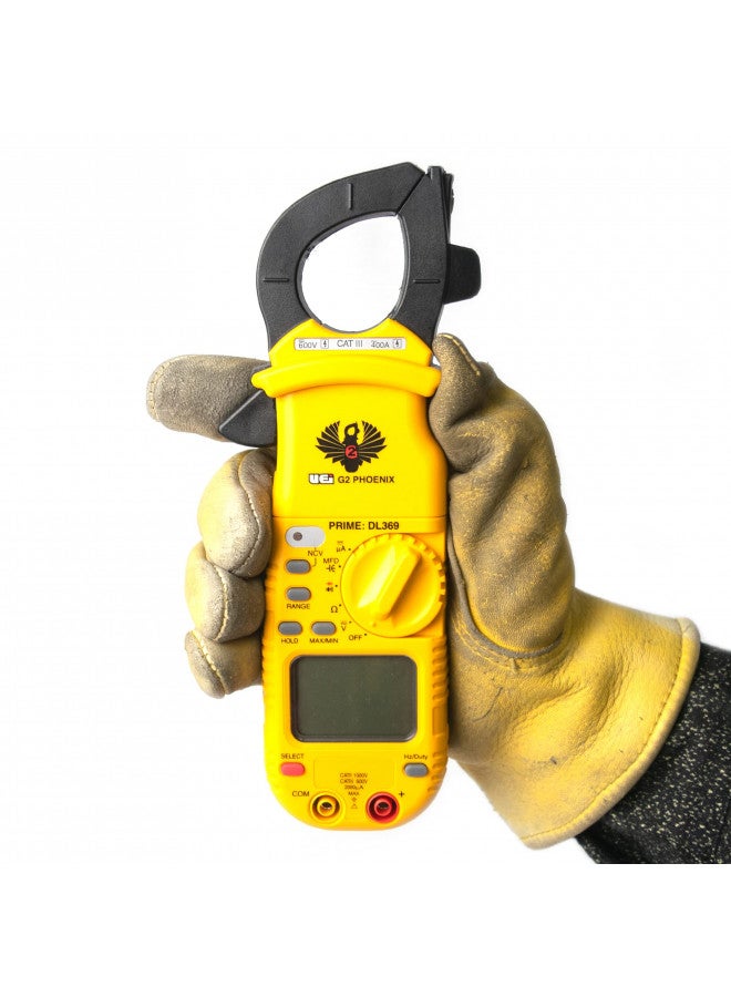UEi Test Instruments مقياس تيار رقمي UEi DL369 لمكيفات الهواء مع نطاق تلقائي 4000 عد - Image 2