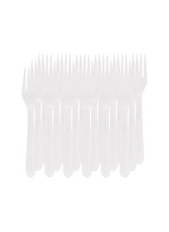 Fun Biodegradable disposable Fork - Ideal for Eating Salad, Dessert, Appetizer, Fruit Salad, Chinese Food & more | Handwash-Safe | Dinner Fork, Table Fork Ideal for Family, Hotels, (Pack of 18)  - Image 2