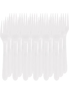 Fun Biodegradable disposable Fork - Ideal for Eating Salad, Dessert, Appetizer, Fruit Salad, Chinese Food & more | Handwash-Safe | Dinner Fork, Table Fork Ideal for Family, Hotels, (Pack of 18)  - Image 1
