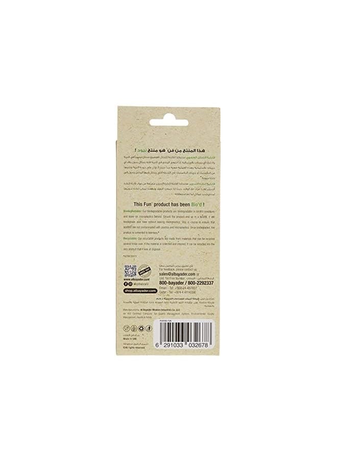 Fun Biodegradable disposable Fork - Ideal for Eating Salad, Dessert, Appetizer, Fruit Salad, Chinese Food & more | Handwash-Safe | Dinner Fork, Table Fork Ideal for Family, Hotels, (Pack of 18)  - Image 4