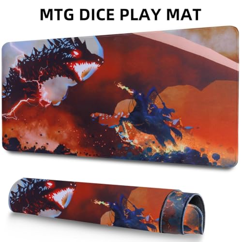 PUGED Magic The Gathering Counter Dice Set with MTG Play Mat and 3 Pcs D20 Rolling Dices 48 Pcs MTG Life Counters Tokens Dices and 7 Pcs Drawstring for Magic Card Game Accessories - Image 5