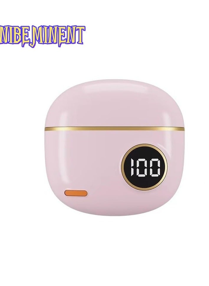 سماعات أذن لاسلكية S190 بتقنية بلوتوث 5.3 مع ميكروفون لإلغاء الضوضاء وشاشة LED - سماعات داخل الأذن مقاومة للماء IP7 بمدة تشغيل تصل إلى 30 ساعة، مثالية للرياضة والجري - Image 1