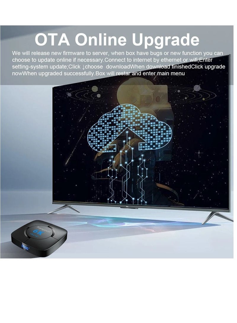 Transpeed Android 12.0 Set Top Box Voice Assistant 6K  4GB 64GB - Image 3