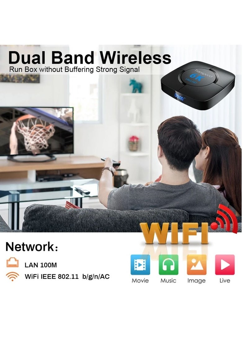 Transpeed Android 12.0 Set Top Box Voice Assistant 6K  4GB 64GB - Image 5