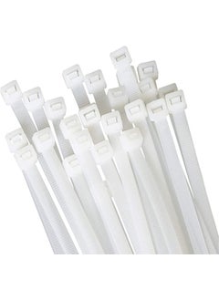 SHIVROH STAR Shivroh Star Teeth Grip Nylon Self Locking Cable Ties White 250 mm 10 inch Pack of 200 Heavy Duty Strong Zip Wire Fastener Organizer Tie  - Image 3