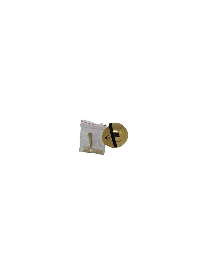 ROBUSTLINE Robustline Door Stopper | Half Round Floor Mount | Gold Plated Finish | 40MM dia  - Image 3