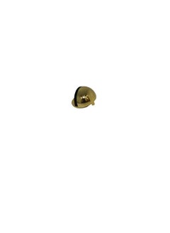 ROBUSTLINE Robustline Door Stopper | Half Round Floor Mount | Gold Plated Finish | 40MM dia  - Image 2