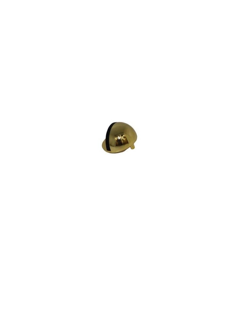 ROBUSTLINE Robustline Door Stopper | Half Round Floor Mount | Gold Plated Finish | 40MM dia  - Image 2