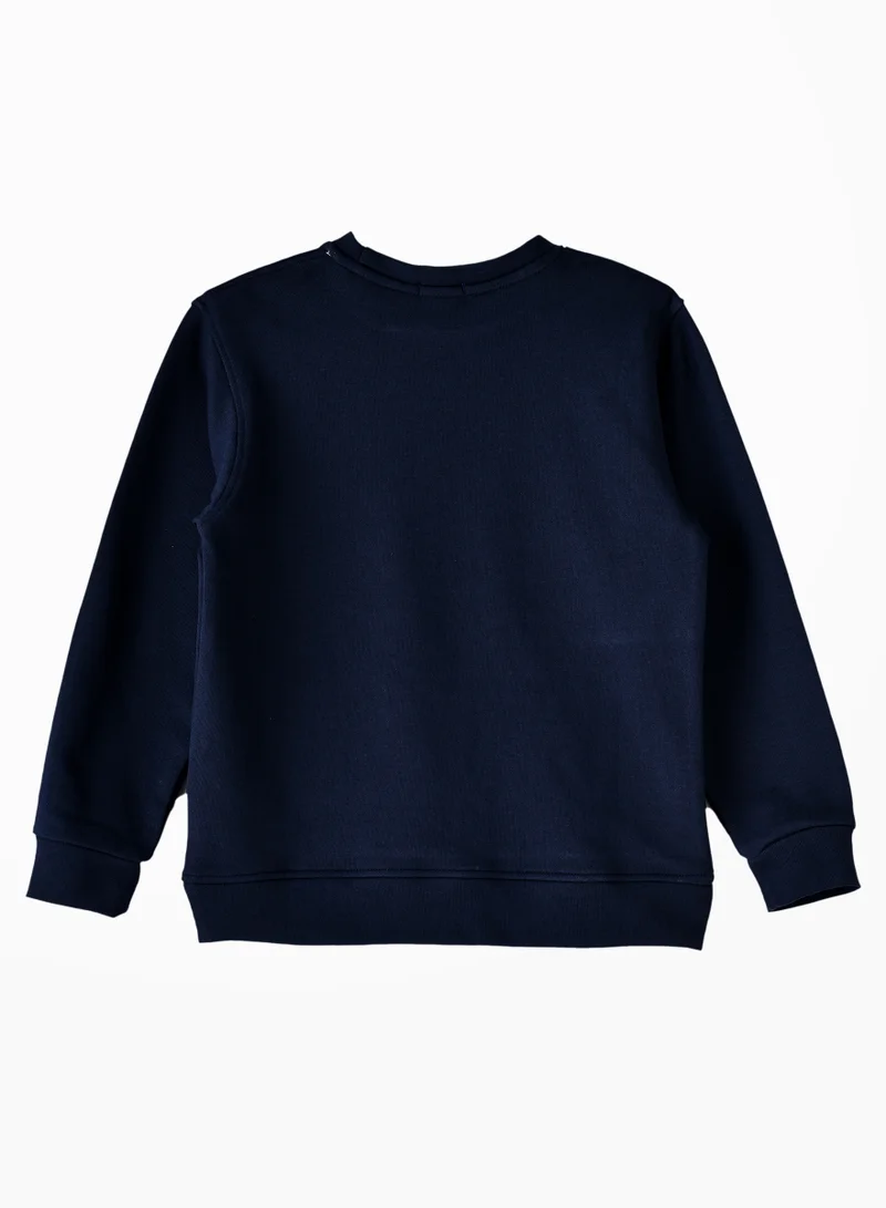 جام Boys' Geometric Wolf Graphic Sweatshirt