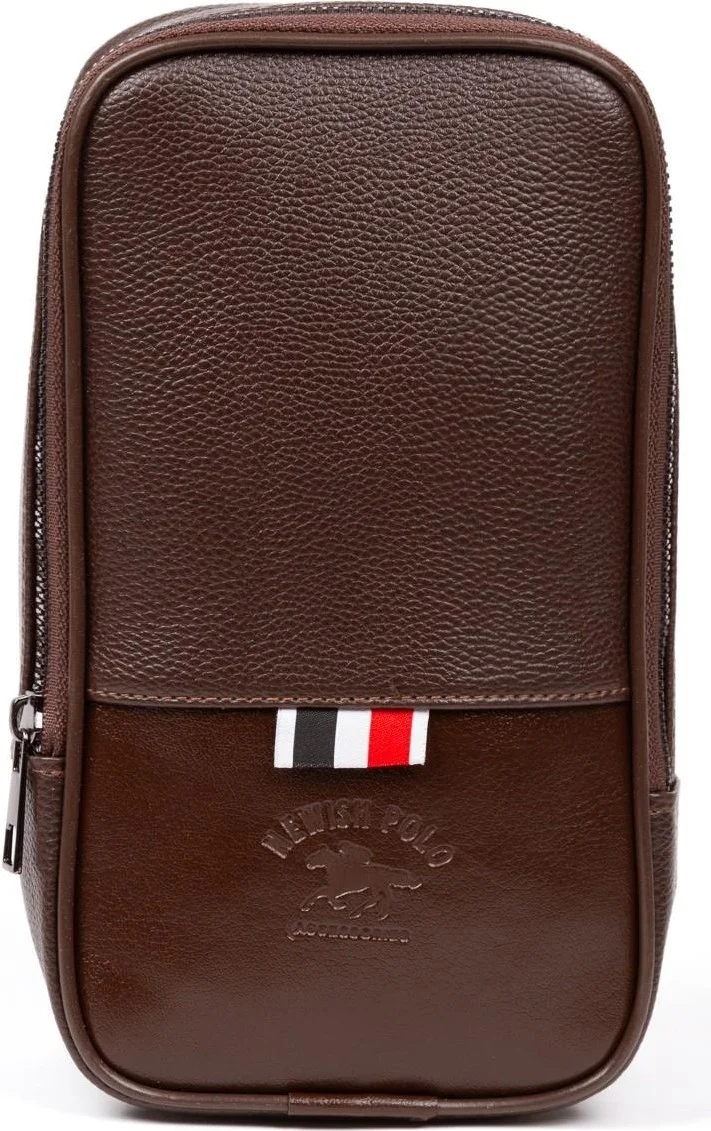 نيويش بولو Brown Clutch Shaving & Makeup Bag