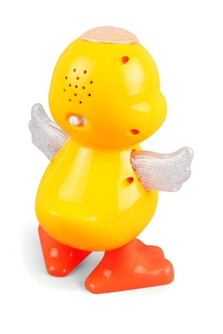 Kurtzy Dancing Duck With Music Flashing Lights And Real Action Fun Toy For Kids 19x10.5x10.5cm - Image 2