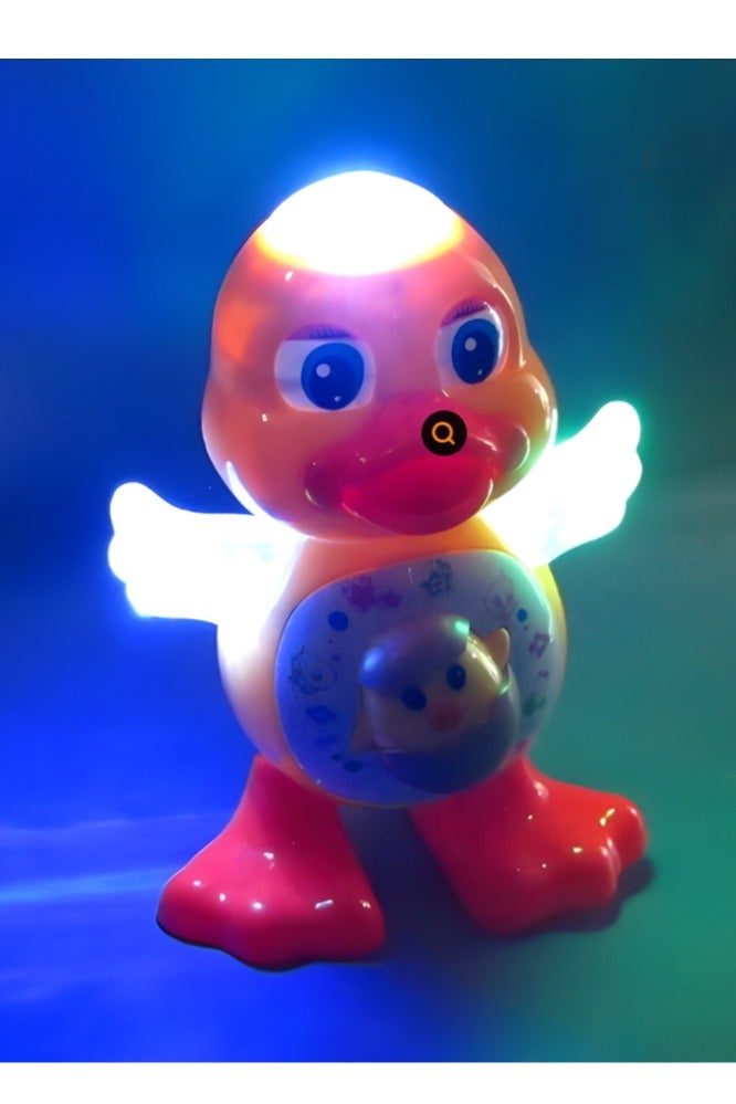 Kurtzy Dancing Duck With Music Flashing Lights And Real Action Fun Toy For Kids 19x10.5x10.5cm - Image 4