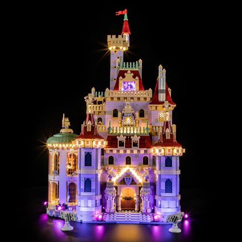 YEABRICKS LED Light for 43263 Disney Beauty and The Beast Castle Building Blocks Model Building Set NOT Included - Image 1