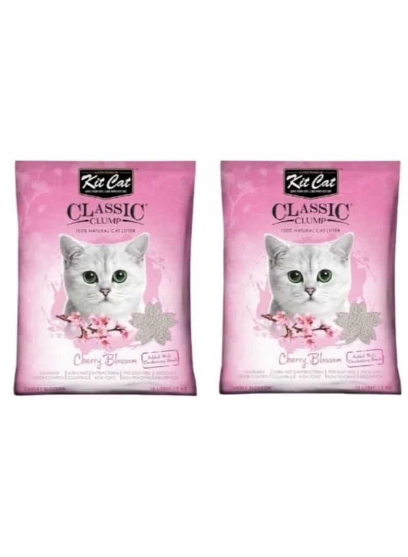 Kit Cat Classic Dice Scent Sand 10L 2 Pieces