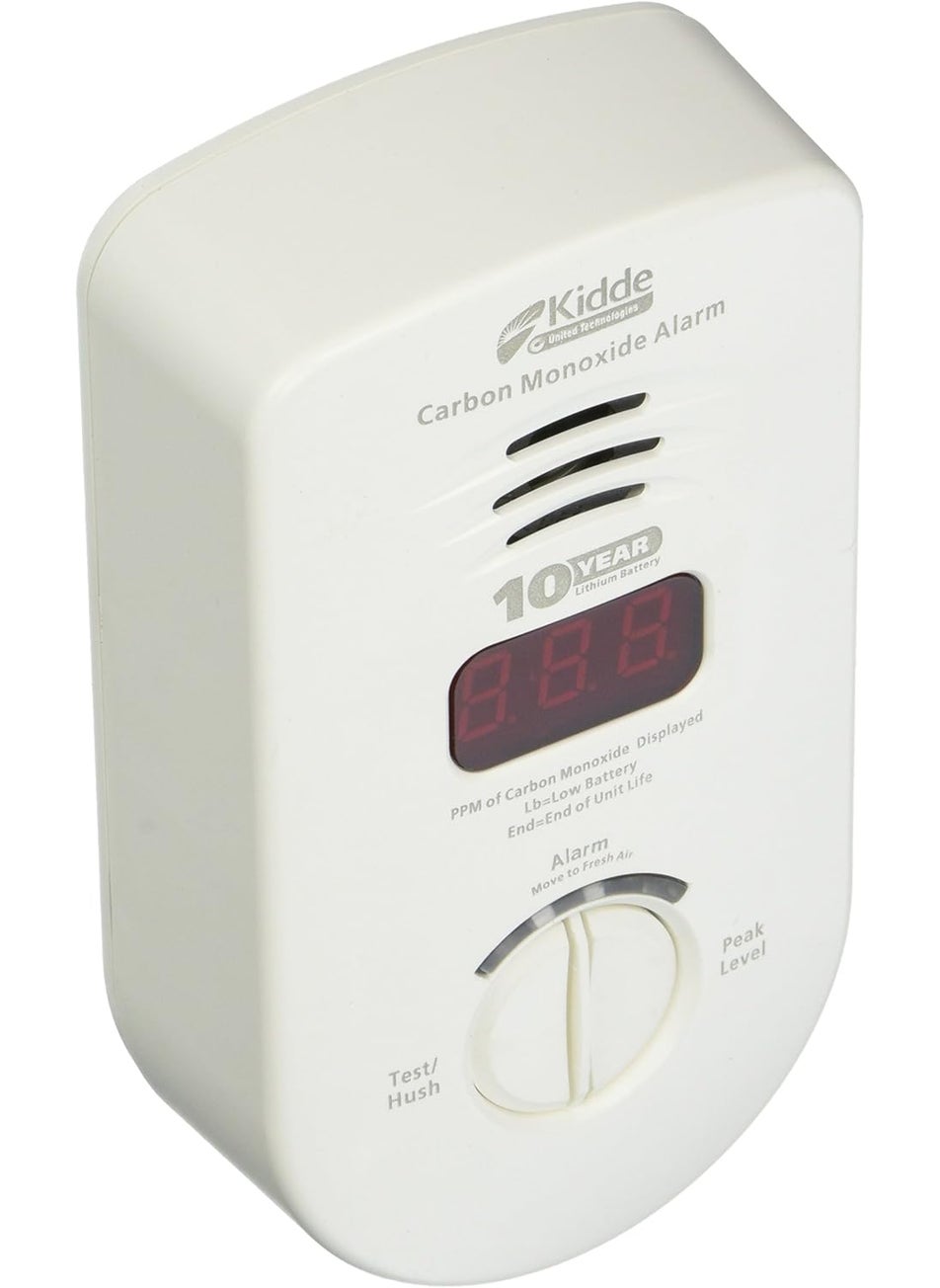 Kidde Kidde Living Area Plugin Carbon Monoxide Detector Alarm with Sealed Lithium Battery Backup and Digital Display  - Image 1