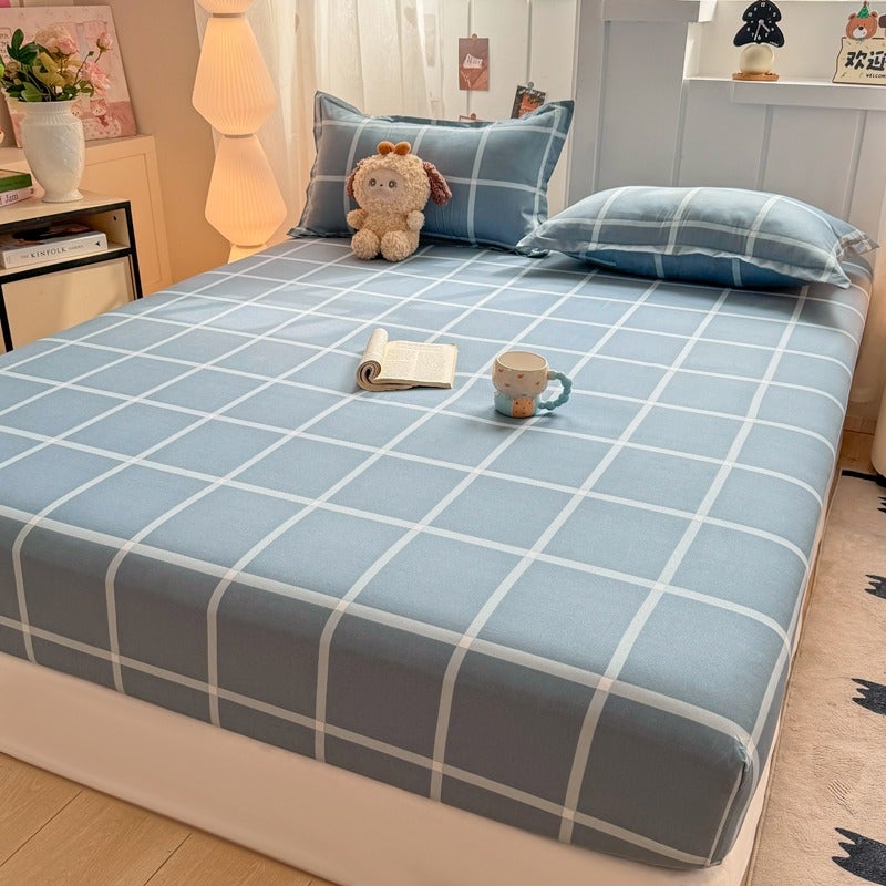 Trade Fitted Sheet, Simmons Mattress Cover, Protective Cover, Dustproof Mattress Cover, Single Piece Order 1.2M/ 1.5M Solid Color - Image 2