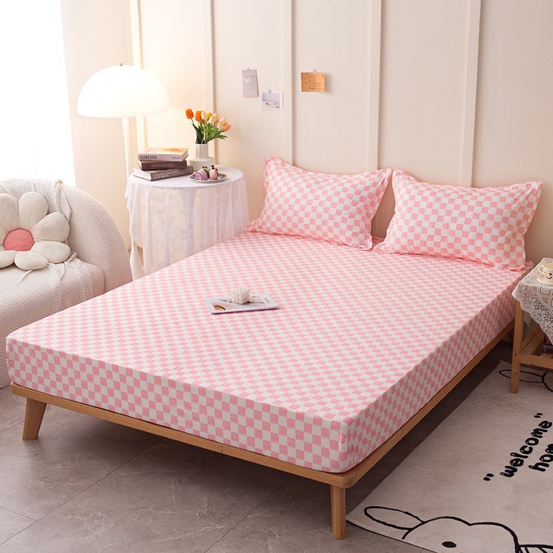 Trade Fitted Sheet, Simmons Mattress Cover, Protective Cover, Dustproof Mattress Cover, Single Piece Order 1.2M/ 1.5M Solid Color - Image 1