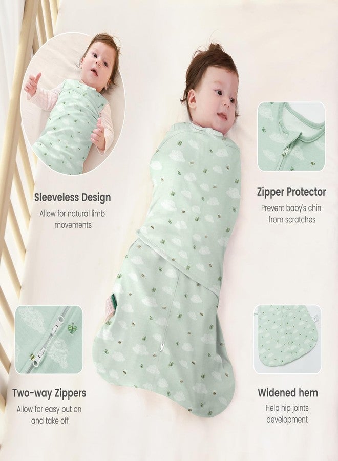 LILBESTIE Baby Sleep Sack Swaddle 0-12 Months - 1.0 Tog Newborn Wearable Swaddles Blanket 0-6 6-12 Month - Winter Toddler Organic Cotton Sleeping Sacks Bag 1 2 3 4 5 6 7 8 9 10 11 12 Months Gifts Boy Girl - Image 2