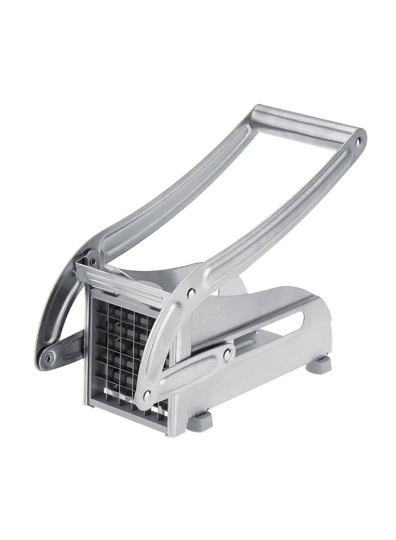 ECVV قطاعة بطاطس، قاطع بطاطس فولاذي مقاوم للصدأ فعال، قاطع خضار، مساعد مطبخ لقطاعة البطاطس - Image 1