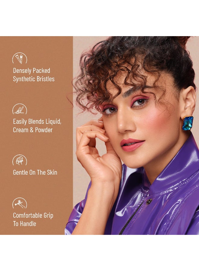 Swiss Beauty Professional Makeup Brush Set, 12Pcs - Transparent - Image 3