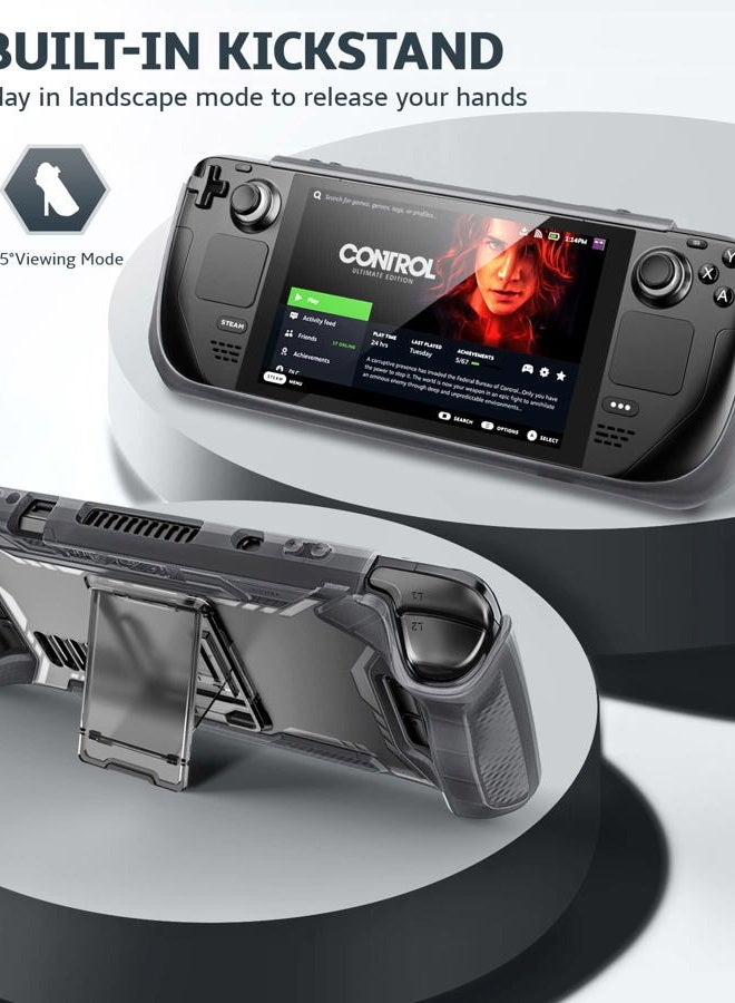Mumba [Blade Series Case for Steam Deck 2022 with Kickstand, TPU Grip Shock Protective Cover Accessories, Heat Dissipation Friendly, Anti-Slip & Anti-Scratch Protector - Image 3