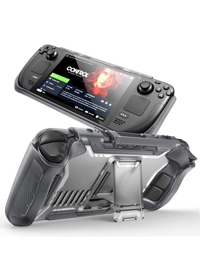 Mumba [Blade Series Case for Steam Deck 2022 with Kickstand, TPU Grip Shock Protective Cover Accessories, Heat Dissipation Friendly, Anti-Slip & Anti-Scratch Protector - Image 1