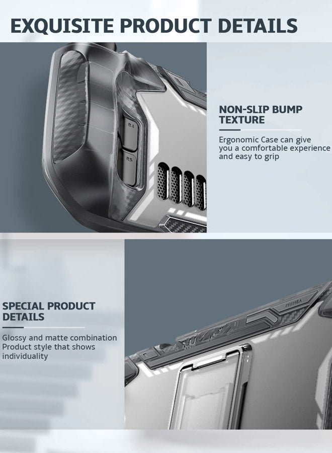Mumba [Blade Series Case for Steam Deck 2022 with Kickstand, TPU Grip Shock Protective Cover Accessories, Heat Dissipation Friendly, Anti-Slip & Anti-Scratch Protector - Image 5