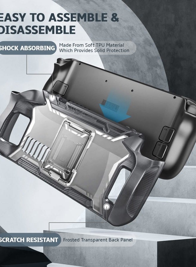 Mumba [Blade Series Case for Steam Deck 2022 with Kickstand, TPU Grip Shock Protective Cover Accessories, Heat Dissipation Friendly, Anti-Slip & Anti-Scratch Protector - Image 2