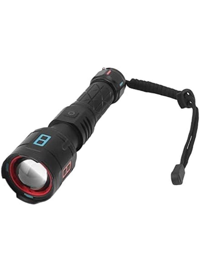 10000LM USB C Rechargeable LED Flashlight Zoomable Torch 5 Modes For Outdoor Emergency - Image 3