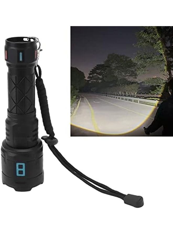10000LM USB C Rechargeable LED Flashlight Zoomable Torch 5 Modes For Outdoor Emergency - Image 5