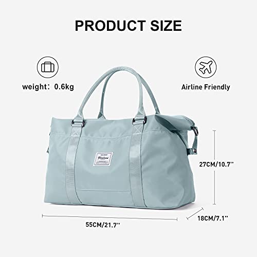 SEAFEW Sport Travel Duffle Bag Large Gym Tote Bag for Women Weekender Carry on Bag for Airplane Ladies Beach Overnight Bag Waterproof Luggage Bag with Wet Pocket - Image 3