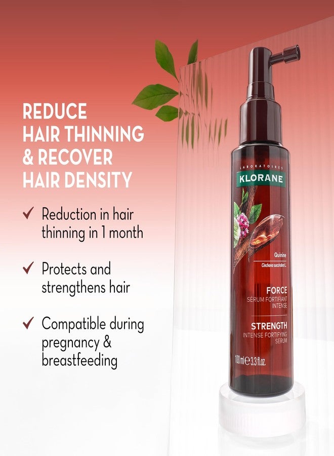 Klorane سيروم كلوران المقوي المكثف مع الكينين - بديل طبيعي لتساقط الشعر - يدعم شعر أكثر كثافة وقوة وصحة - للرجال والنساء - تركيبة غير دهنية، تترك على الشعر - 3.3 أونصة سائلة. - Image 2