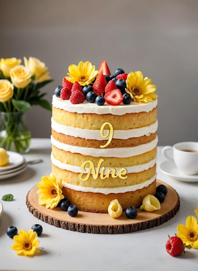 EORTA 64 Pcs Acrylic Letter Cake Topper, Personalized Alphabet Numbers Topper, Birthday Cake Decoration Picks for Anniversary Wedding Baby Shower Graduation Party Supplies, (gold) - Image 2