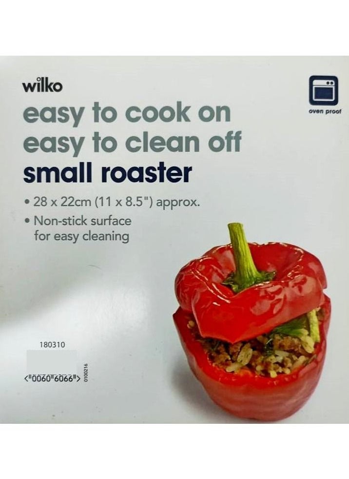 wilko - Carbon Steel Roaster Pan Grey - Image 1