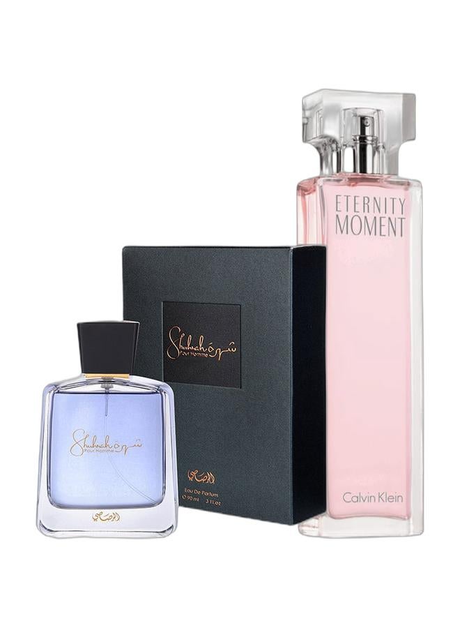 Rasasi مجموعة شُهرة ولحظة الأبدية المميزة (90 مل + 100 مل) - Image 1