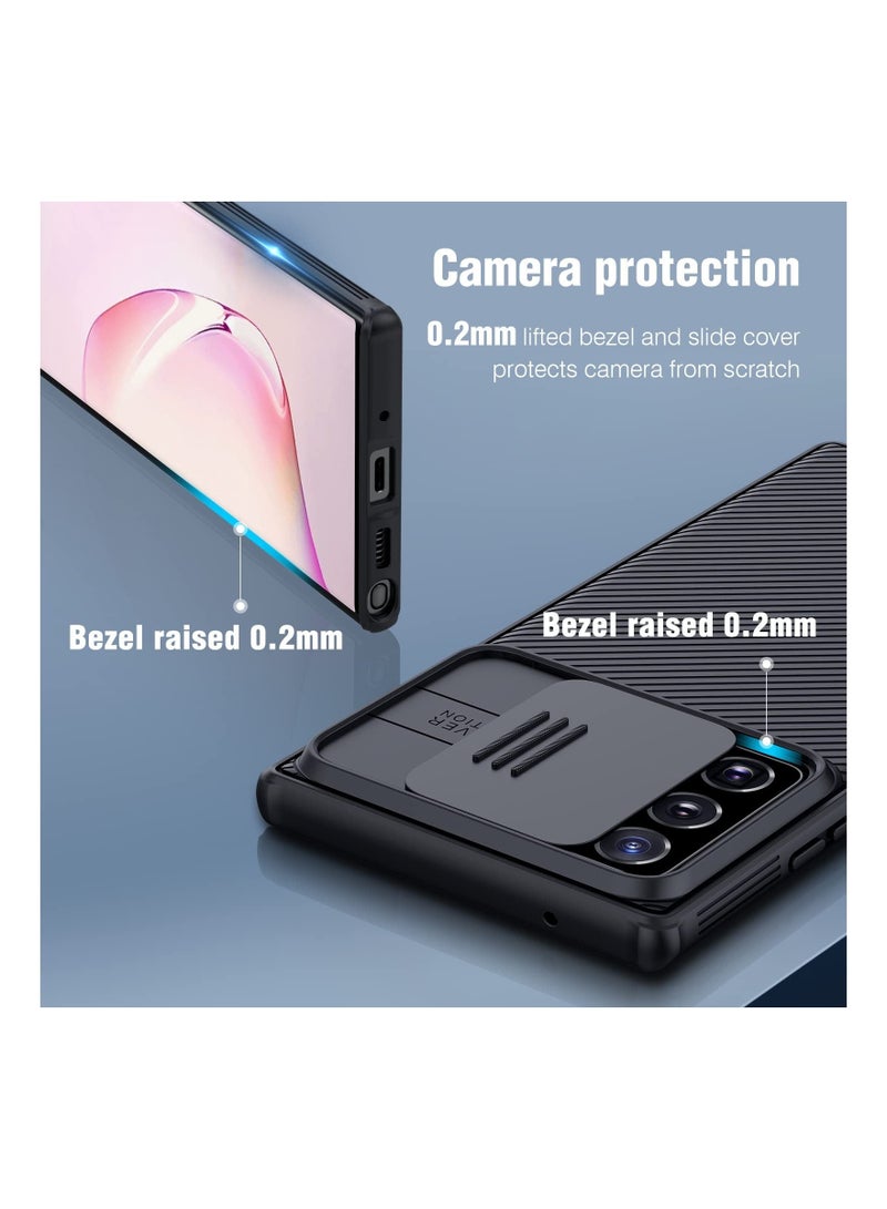Captaintech SYOSI Phone Case for Samsung Galaxy Note 20 Ultra/Note 20 Ultra 5G, with Slide Camera Cover Hard PC and TPU Ultra Thin Anti-Scratch - Image 2