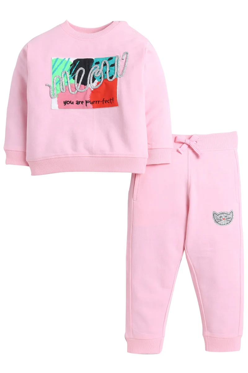 victor and jane Baby Girl Wild Graphic 2-Piece Set