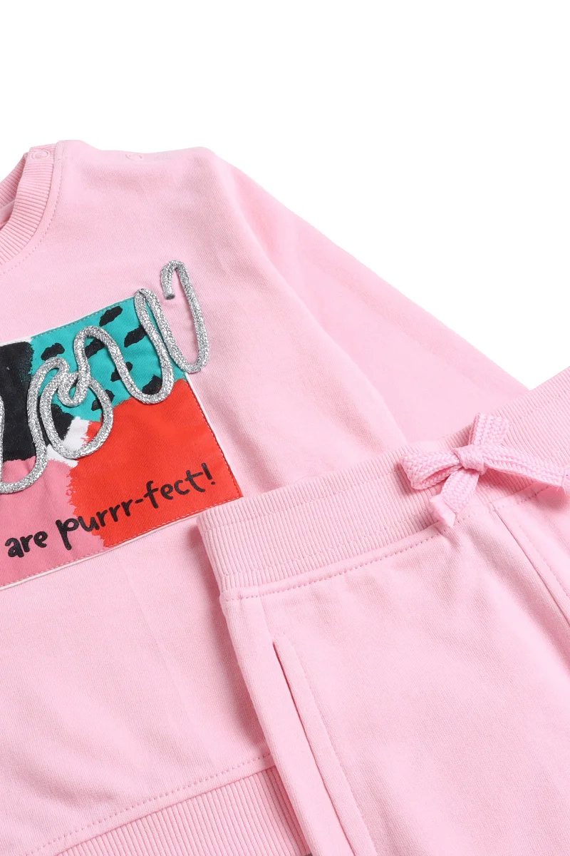 victor and jane Baby Girl Wild Graphic 2-Piece Set