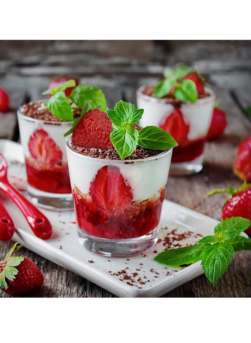 Captaintech 32Pcs Artificial Strawberries Fake Fruit Fake Strawberries Fake Cherries,Simulation Fake Strawberry Realistic Plastic Fruit Artificial Fake Cherries Strawberry Decor for Wedding,Photography Prop - Image 3