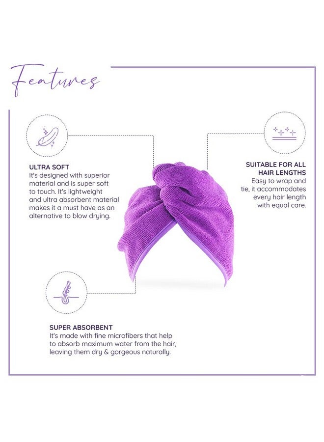 Sanfe Selfly Stunner Microfiber Hair Wrap Towel, White - Image 4