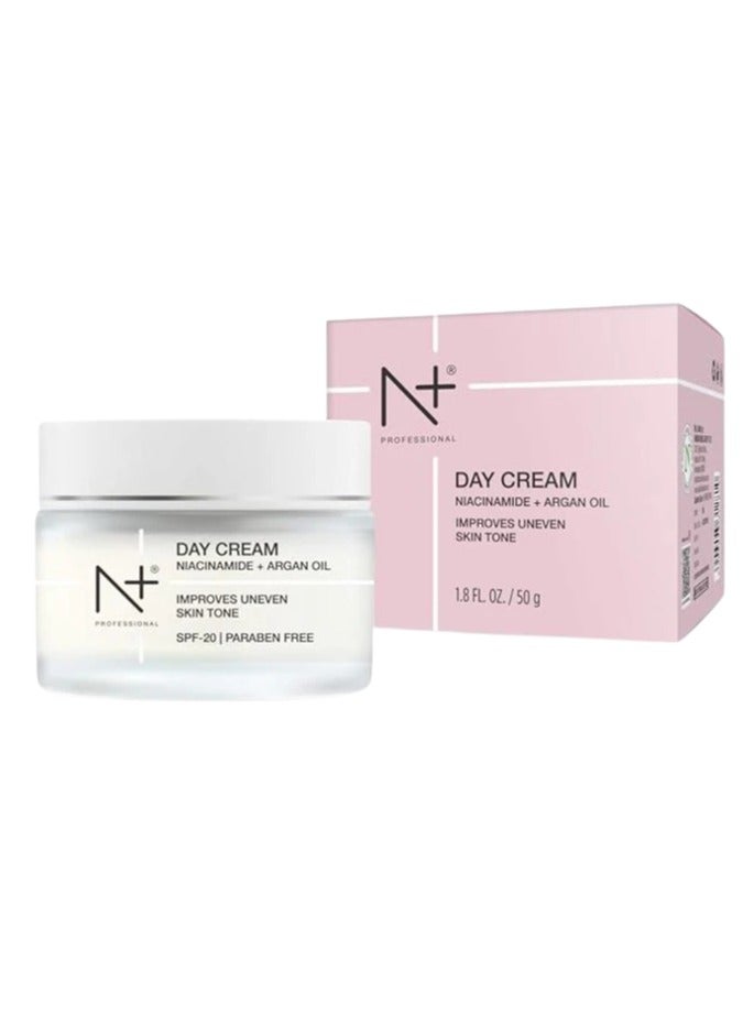N+ Professional Day Cream Niacinamide + Argan Oil SPF 20 50G - Image 1