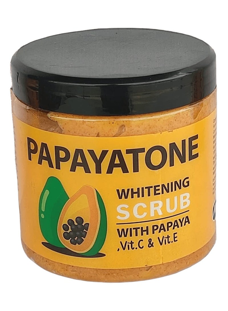 MELANO Papayatone Whitening Scrub 500 g - Image 1