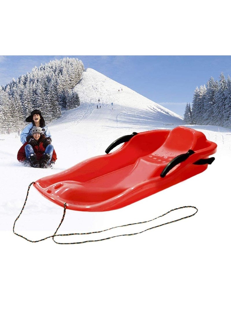 DubaiGallery زلاجة ثلج محمولة للتزلج على الرمال والعشب مع حبل سحب، متزلج منزلق زلق للتزلج على المنحدرات، للأطفال، زلاجة قارب سبرينتر - Image 2