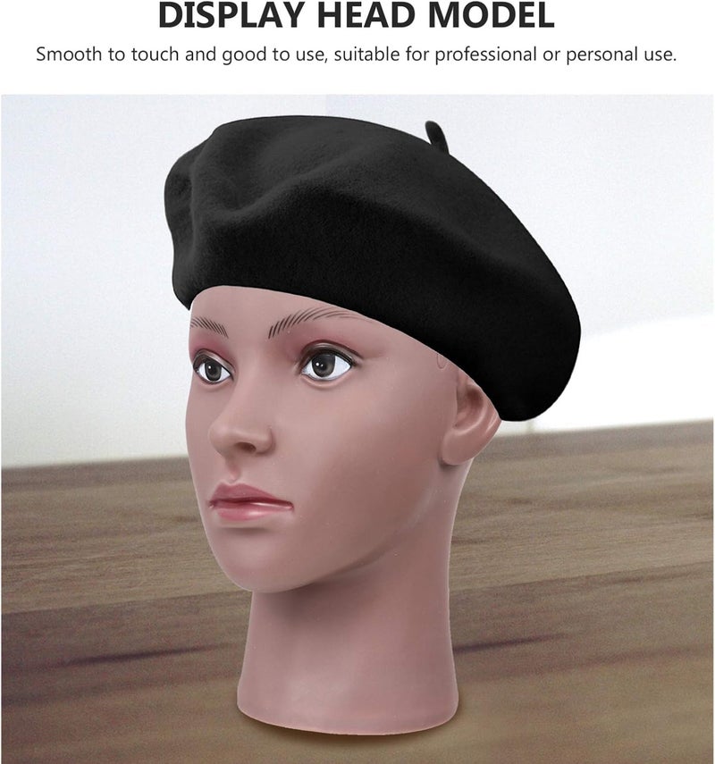 OSALADI 1Pcs Canvas Wig Mannequin Head Display Maniquins Stand Block Manikin Training Bald For Wigs Making Styling - Image 2