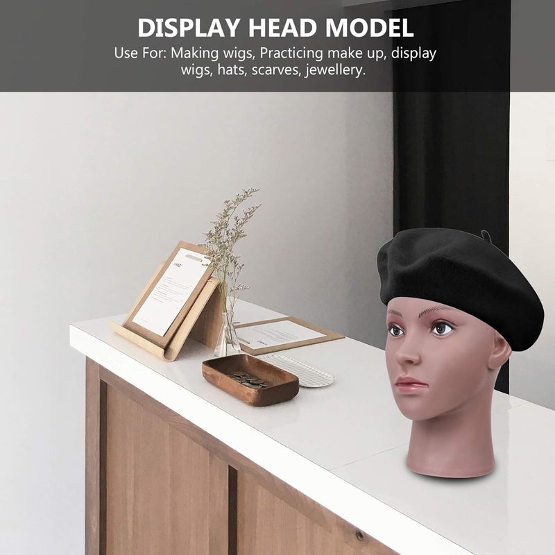 OSALADI 1Pcs Canvas Wig Mannequin Head Display Maniquins Stand Block Manikin Training Bald For Wigs Making Styling - Image 3