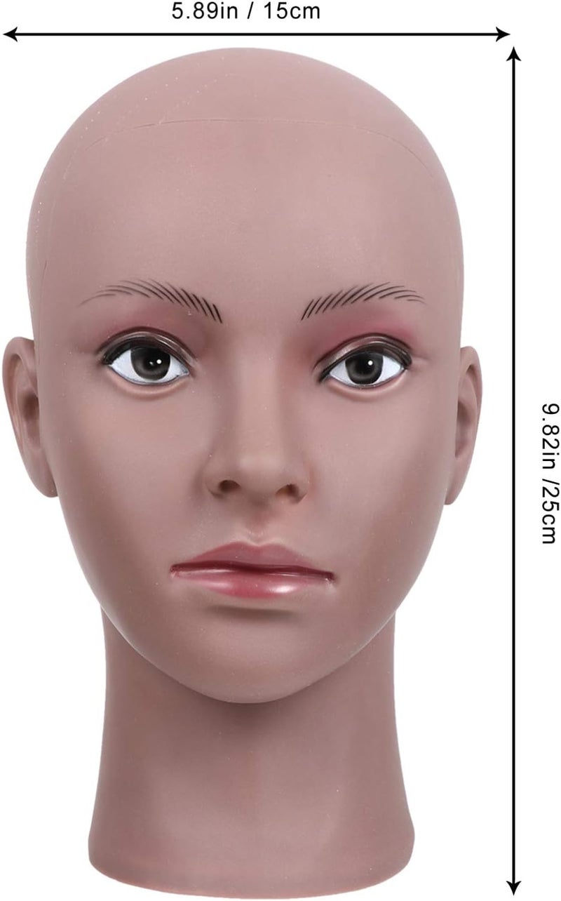OSALADI 1Pcs Canvas Wig Mannequin Head Display Maniquins Stand Block Manikin Training Bald For Wigs Making Styling - Image 4