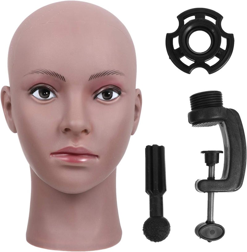 OSALADI 1Pcs Canvas Wig Mannequin Head Display Maniquins Stand Block Manikin Training Bald For Wigs Making Styling - Image 1