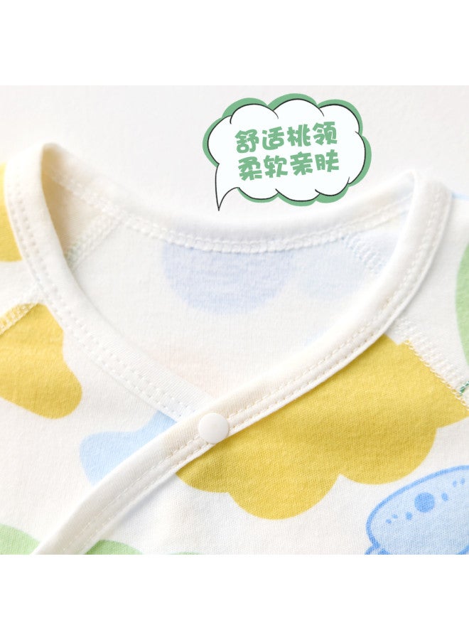 Doxiluka Baby Clothes, Spring And Autumn Long-sleeved Newborn Kimono-style Bodysuits, Class A Pure Cotton, Soft Infant Undershirts For Small Months - Image 3