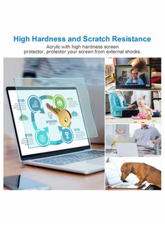 Y&D 15.6 Inch Blue Light Screen Protector Panel Eye Protection Anti Scratch Easy Hanging Type Acrylic for All Laptop  - Image 4